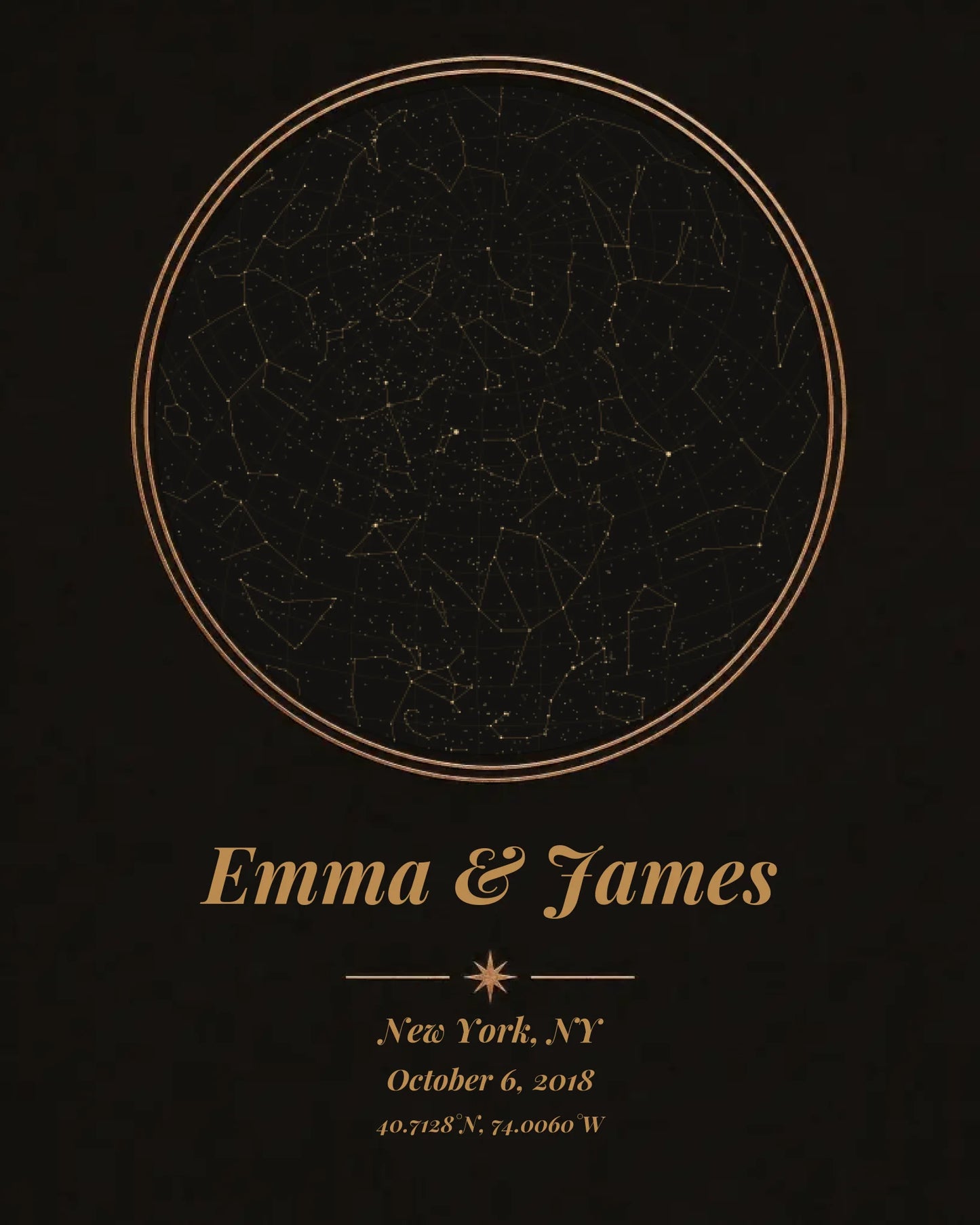 4by5 SC-2026-11-8TH-STARMAP-PRINT-V (24 x 30 in) 4by5 MOCKUP