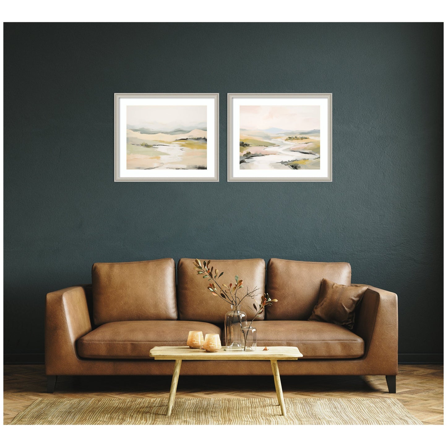 Tranquil Landscape Wall Art Set of 2 Prints