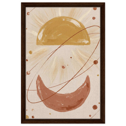 Golden Arc Celestial Boho Wall Art - 20x25 cm / 8x10″ / Museum-Quality Matte Paper Poster - Sparkycare