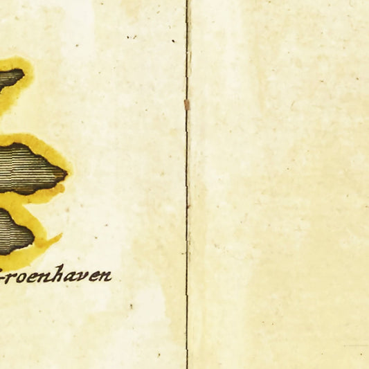 Vintage Map of Spitsbergen, 1665