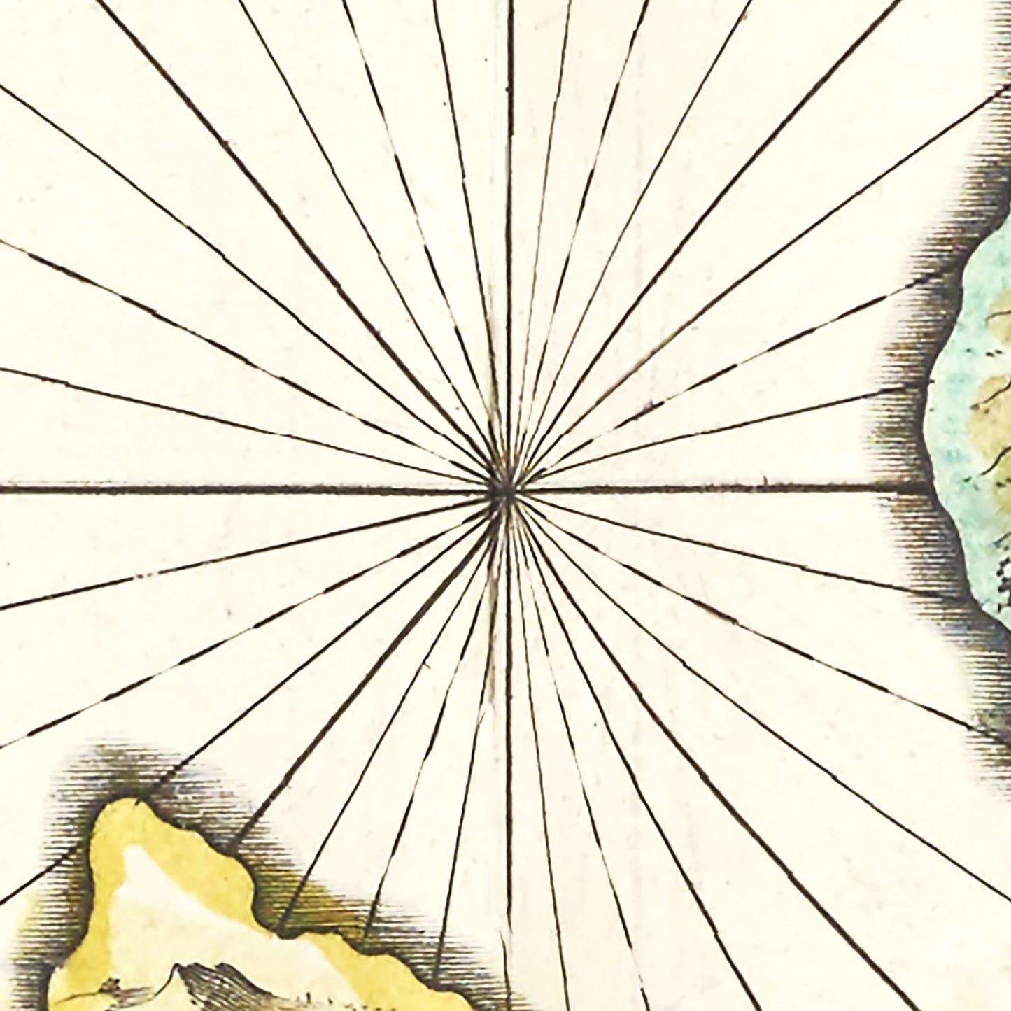 Vintage Map of the Western Isles of Scotland 1665