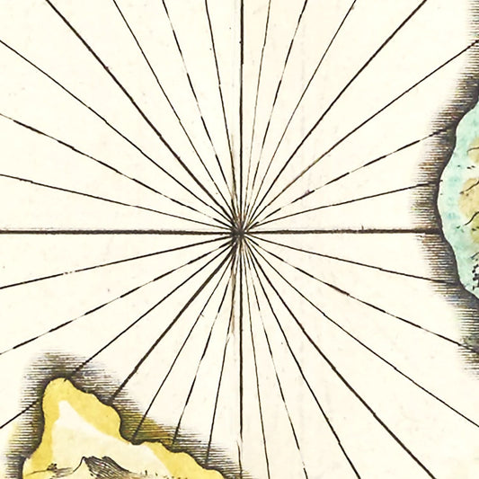 Vintage Map of the Western Isles of Scotland 1665