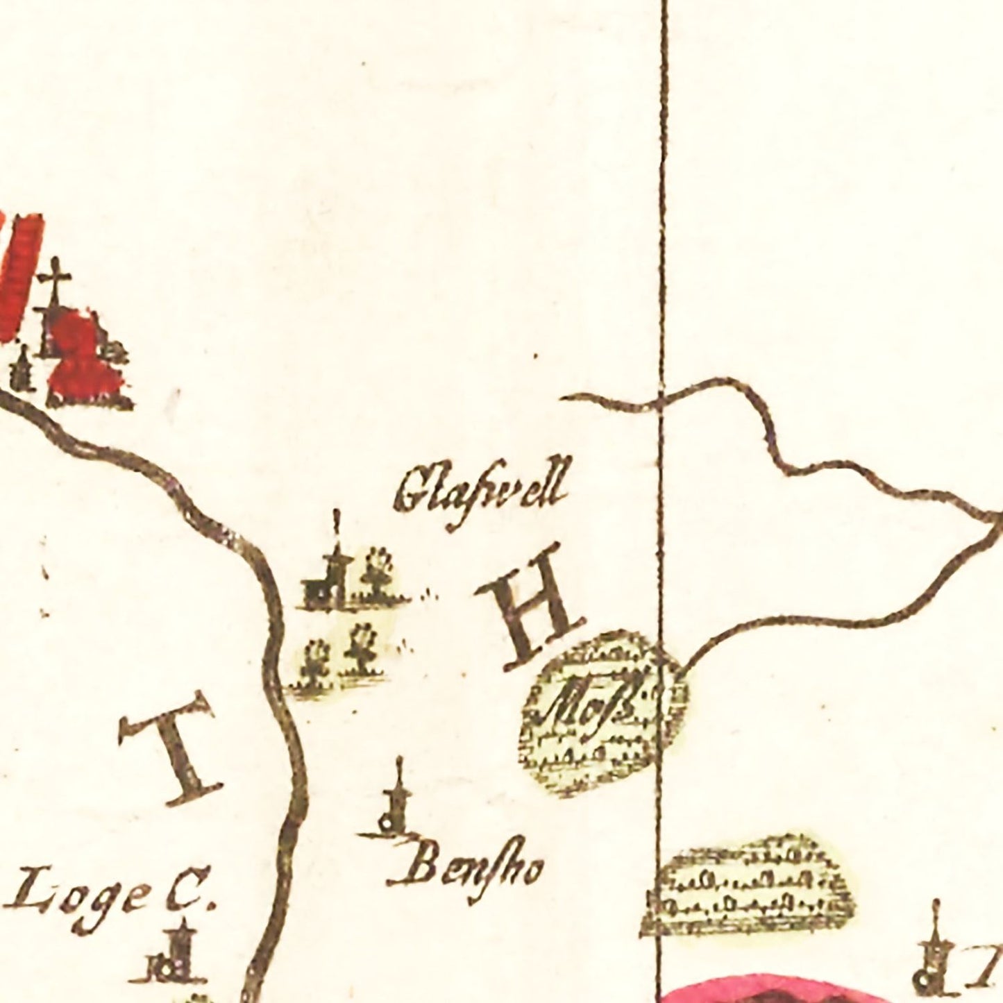 Vintage Map of Angus, Scotland, 1665