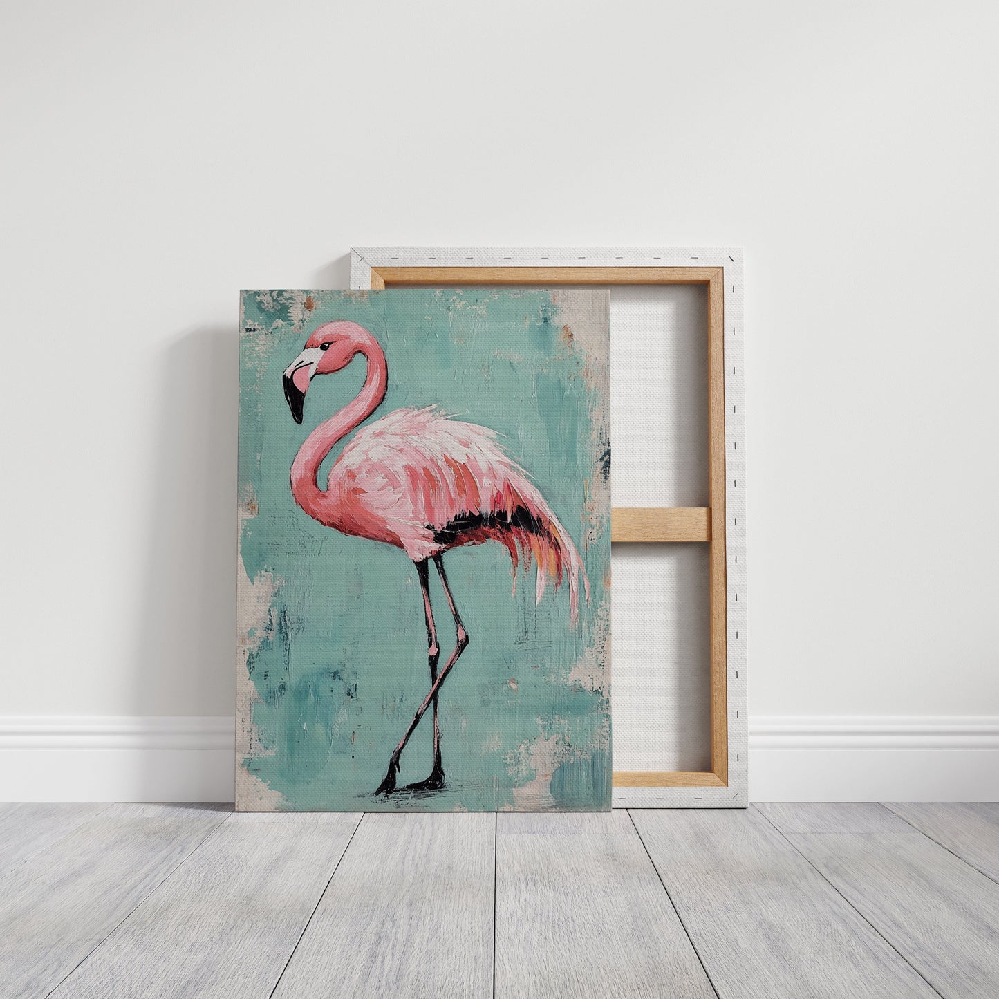 Flamingo Wall Art - Tropical Pink Bird Print