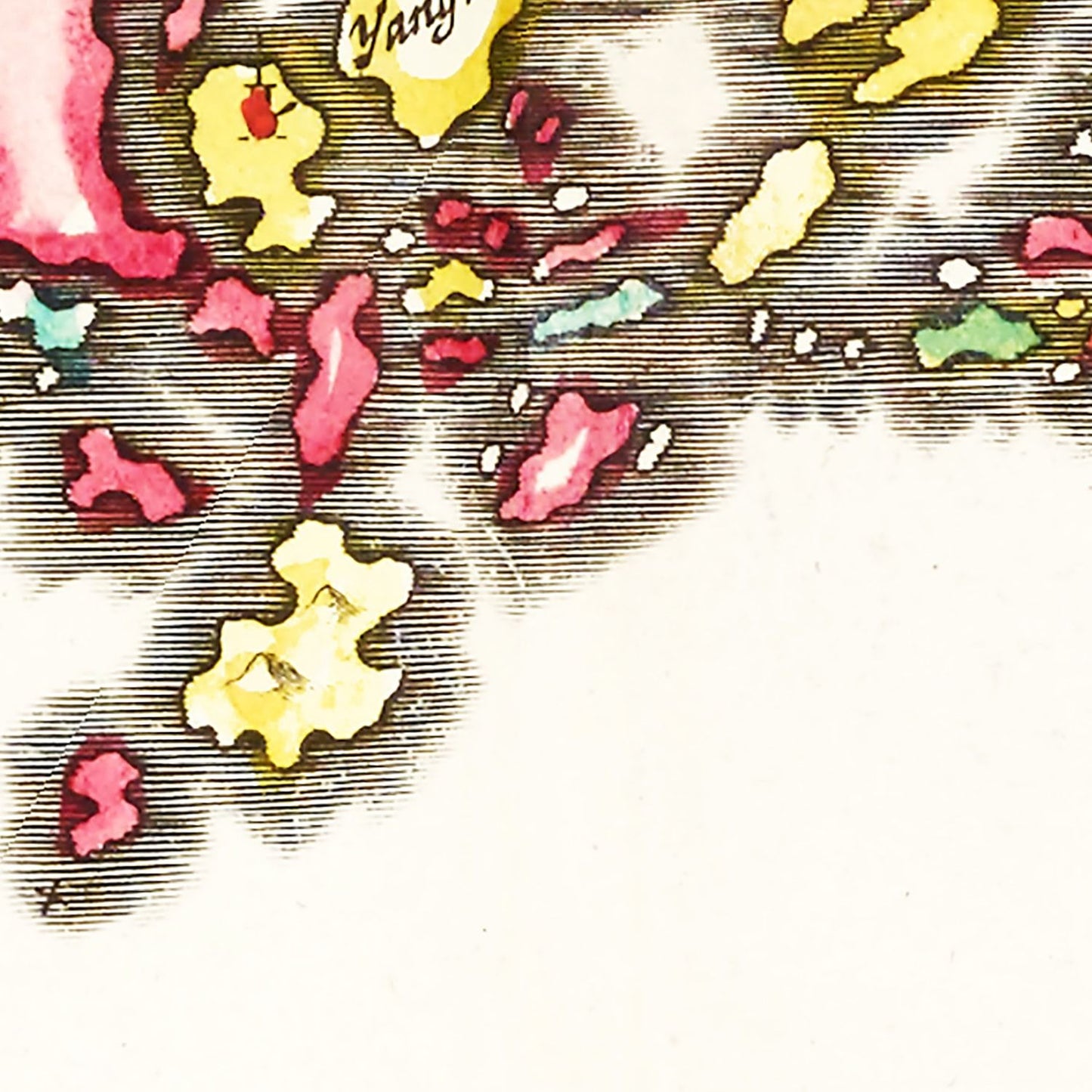Vintage Map of Guangdong, China, 1665