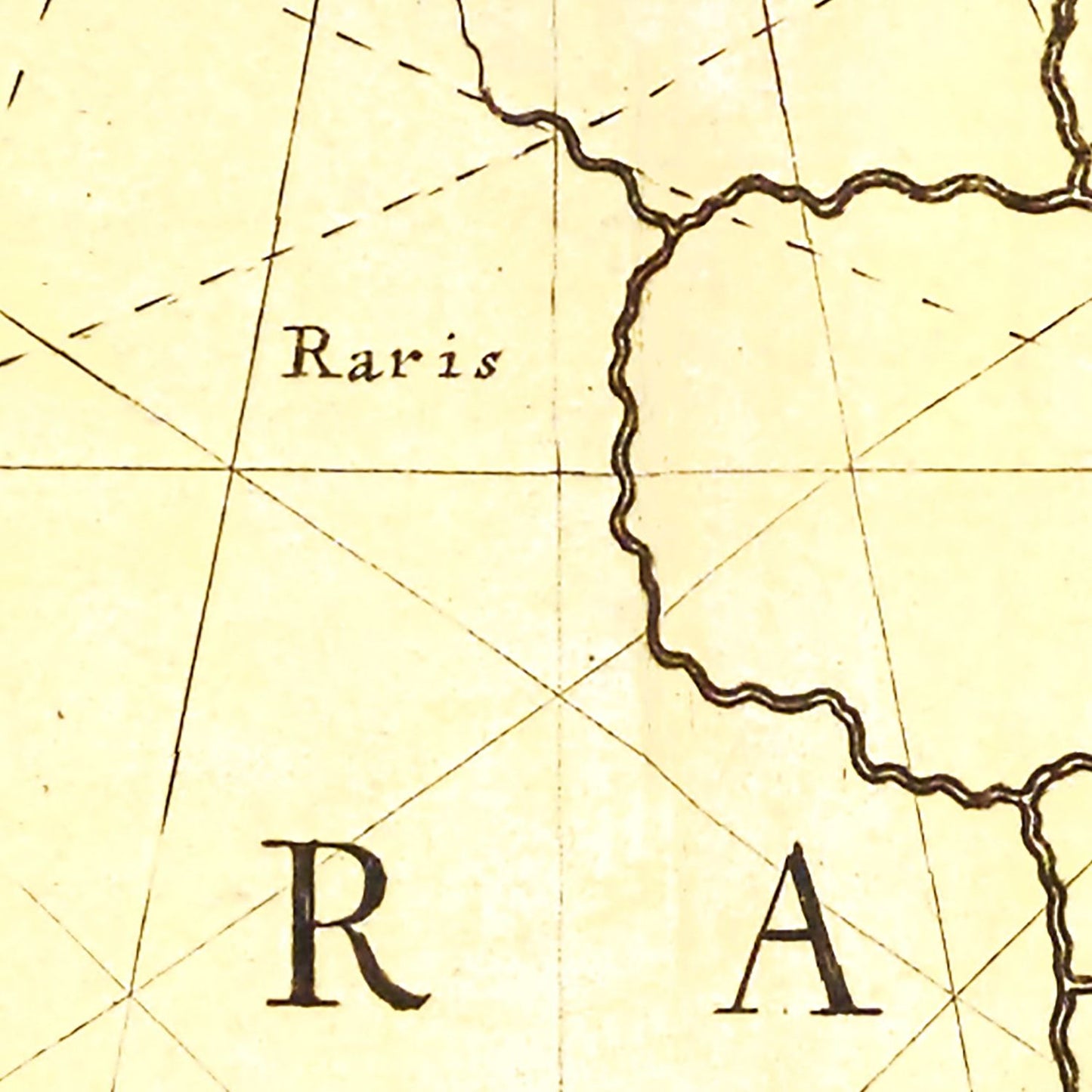 Vintage Map of Brazil 1665 (II)
