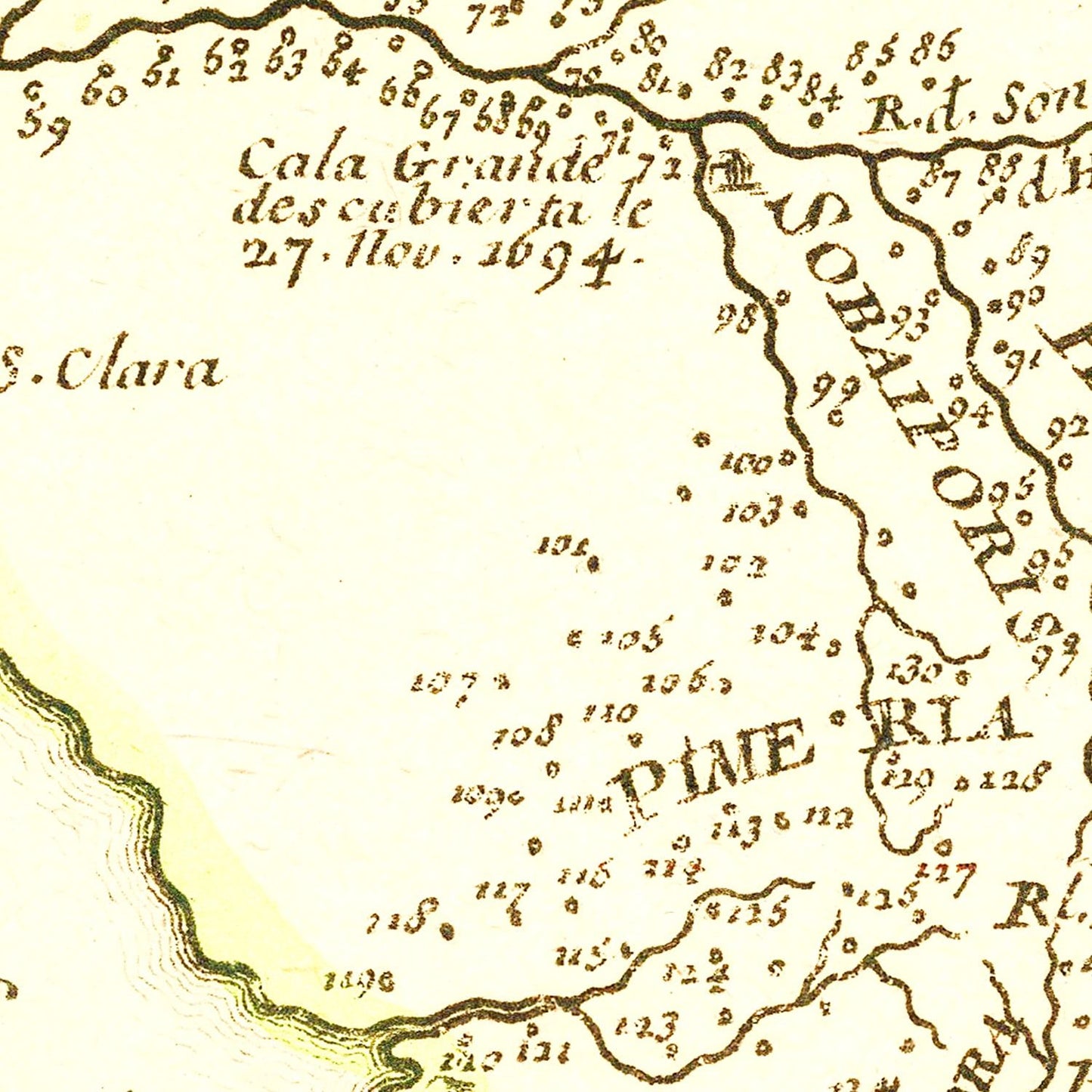 Vintage Map of California, 1705 | Wall Art
