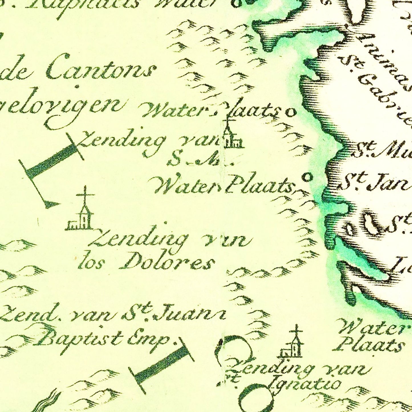 Vintage Map of California, 1765 - Print | Wall Art