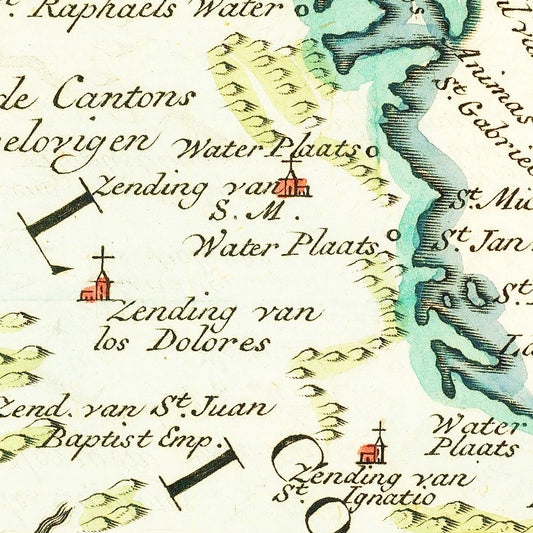 Vintage Map of California, 1765 | Wall Art