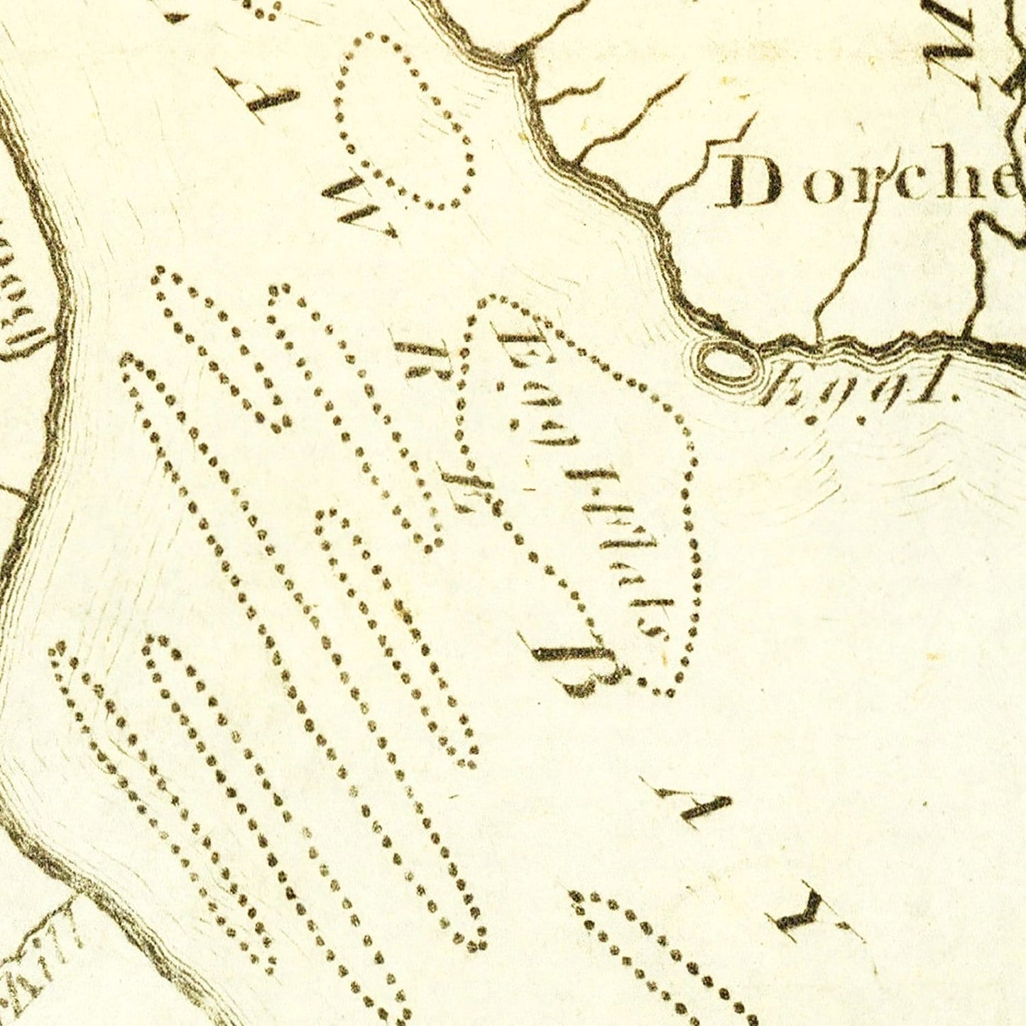 Vintage Map of Delaware, 1795 (Edition III)