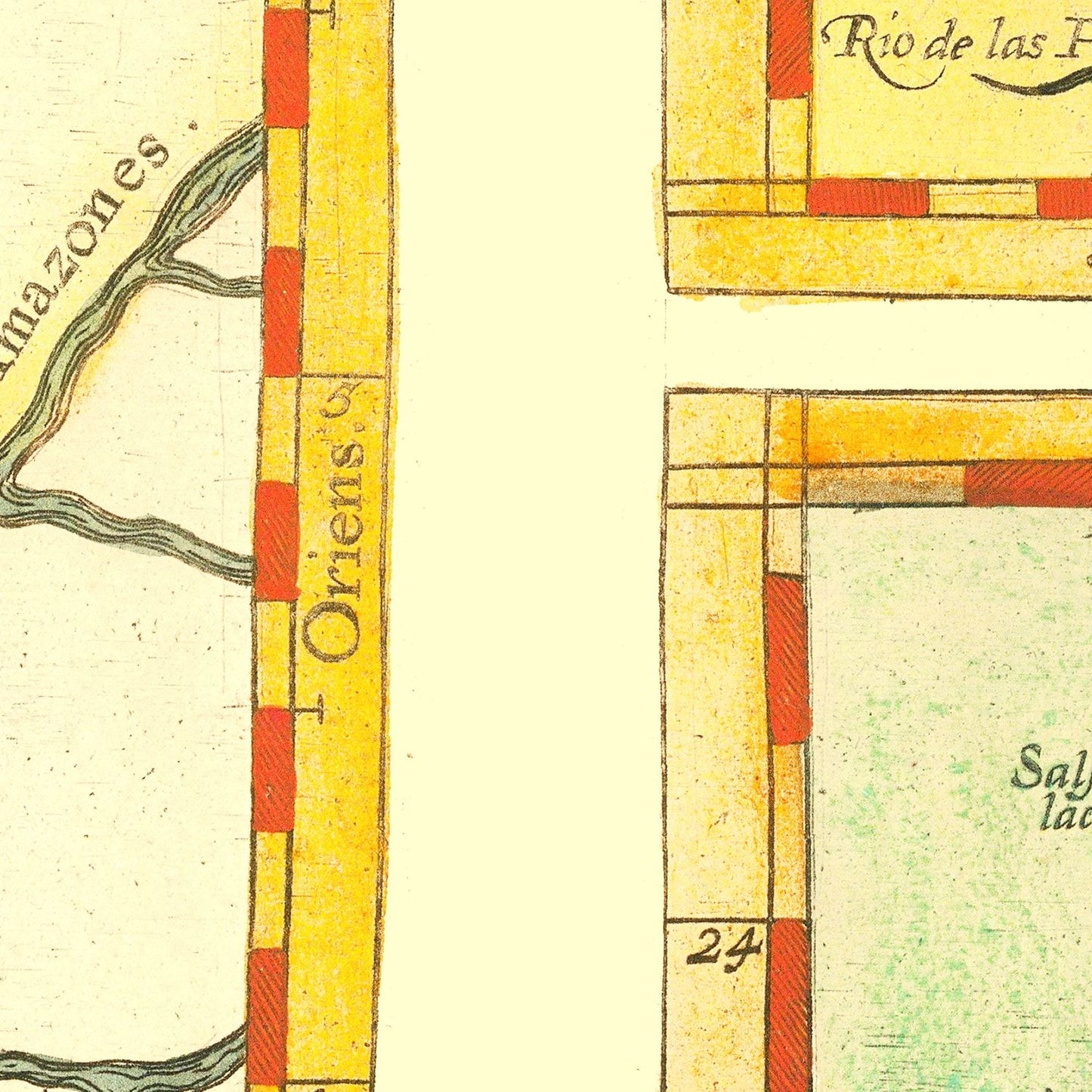 Vintage Map of Florida 1584