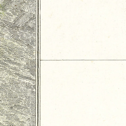 Vintage Map of Hawaii, 1785