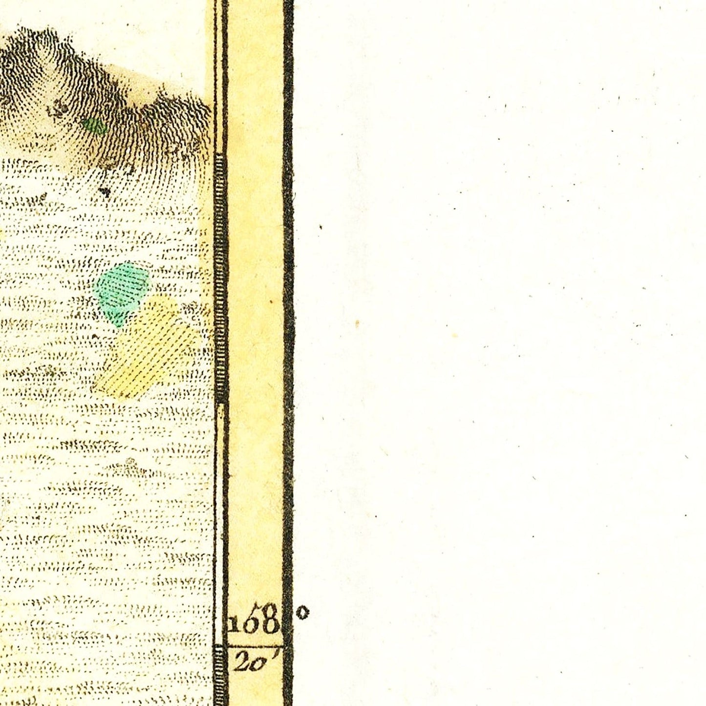 Vintage Map of Hawaii, 1787
