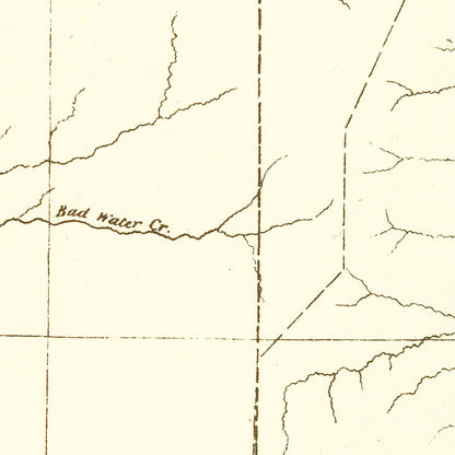 Vintage Map of Wyoming, 1880