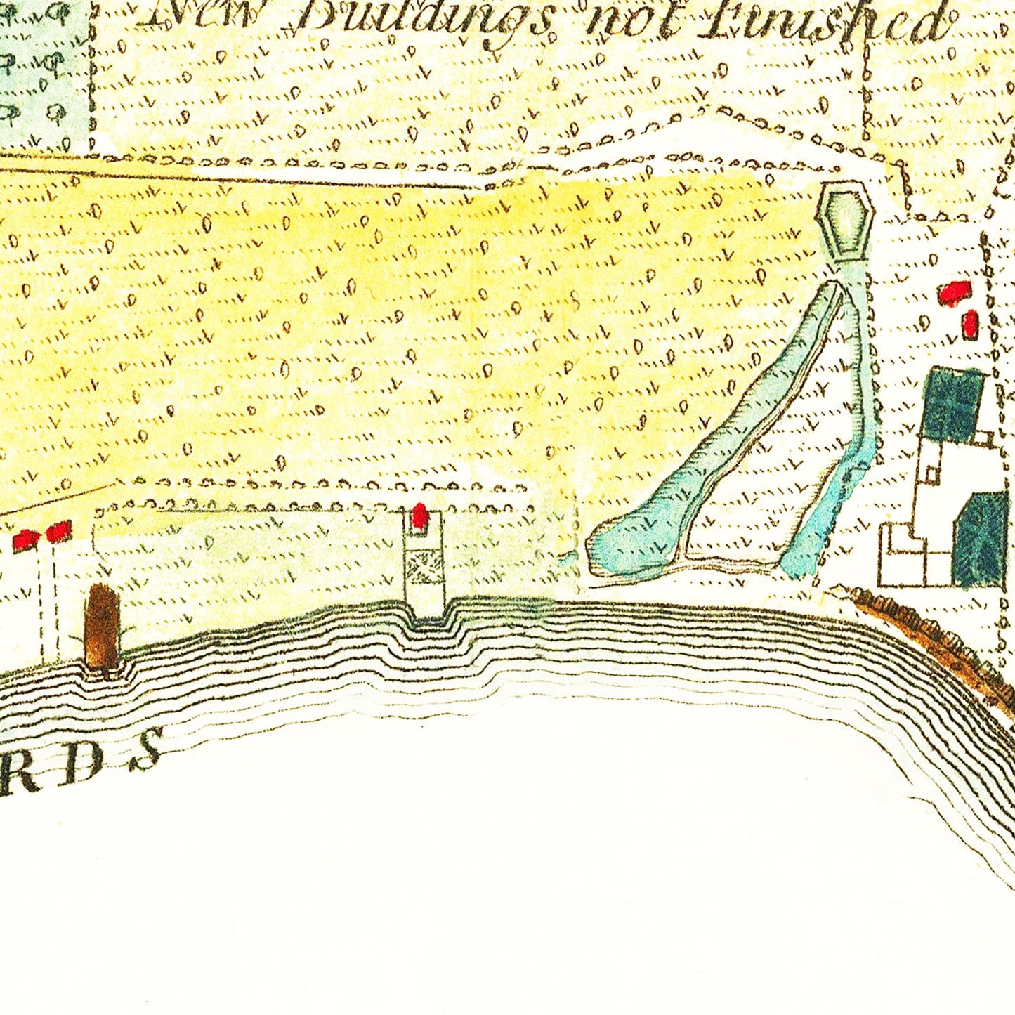 Vintage Map of New York City, New York, 1776