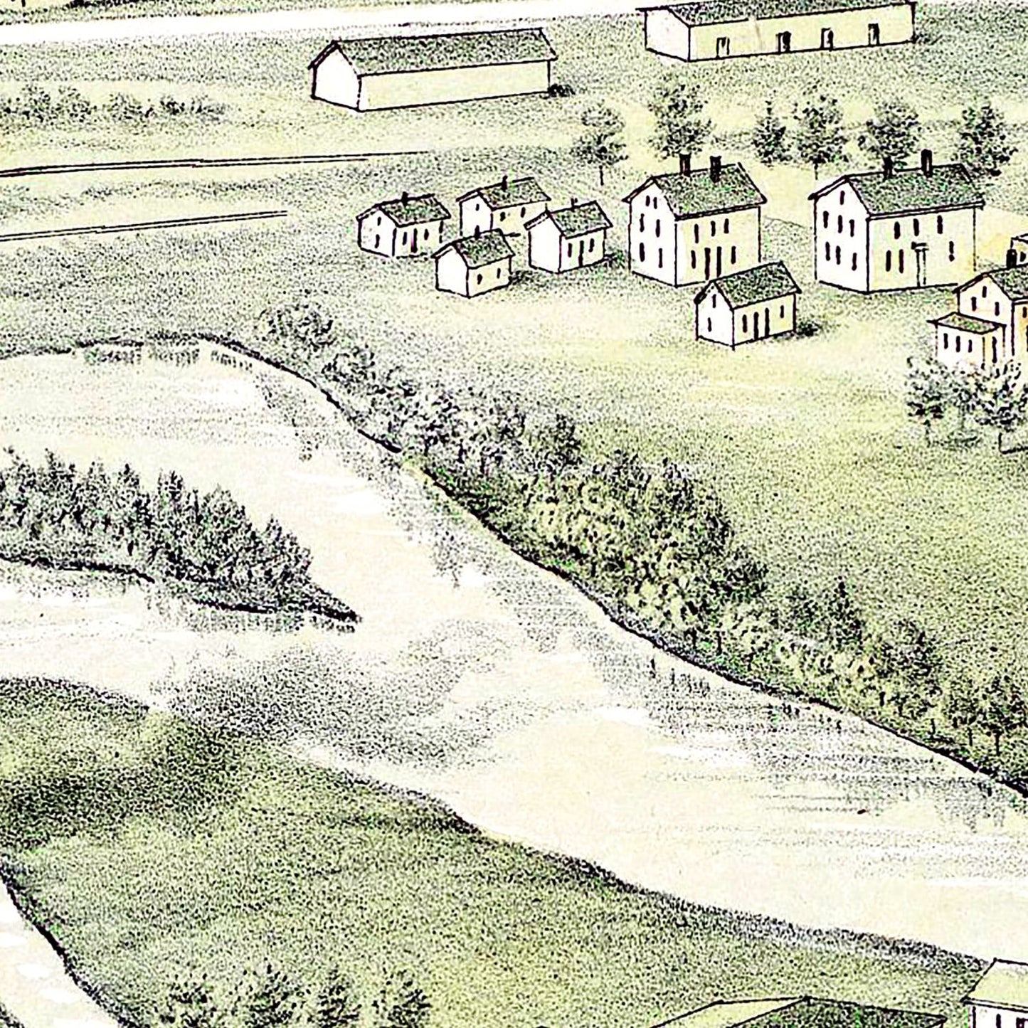 Vintage Map of Readville, Massachusetts, 1893