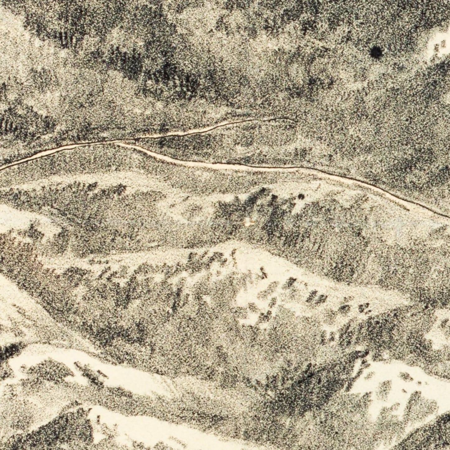 Vintage Map of the White Mountains, New Hampshire, 1890
