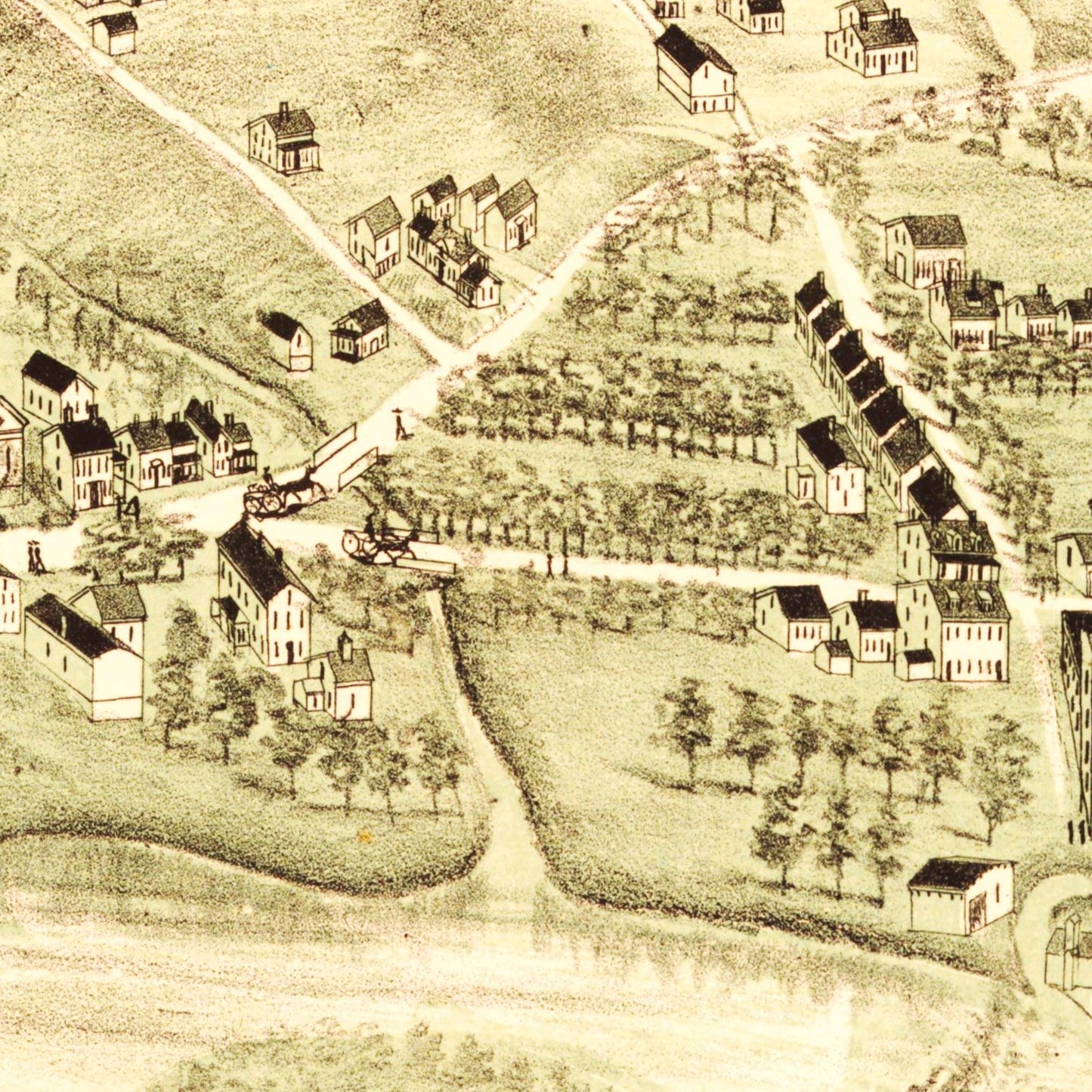 Vintage Map of Hope, Providence County, Rhode Island, 1889