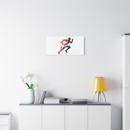 Stay Strong Runner Gym Canvas Wall Art