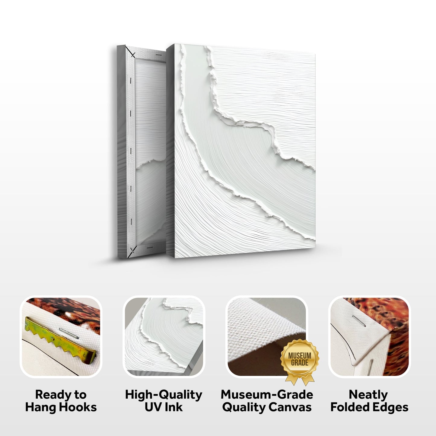 Abstract Minimalist Wave Canvas Wall Art
