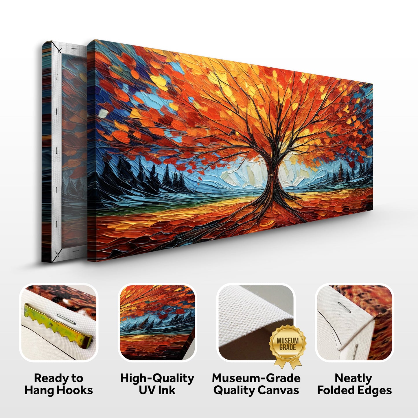 Autumn Fire Canvas Wall Art