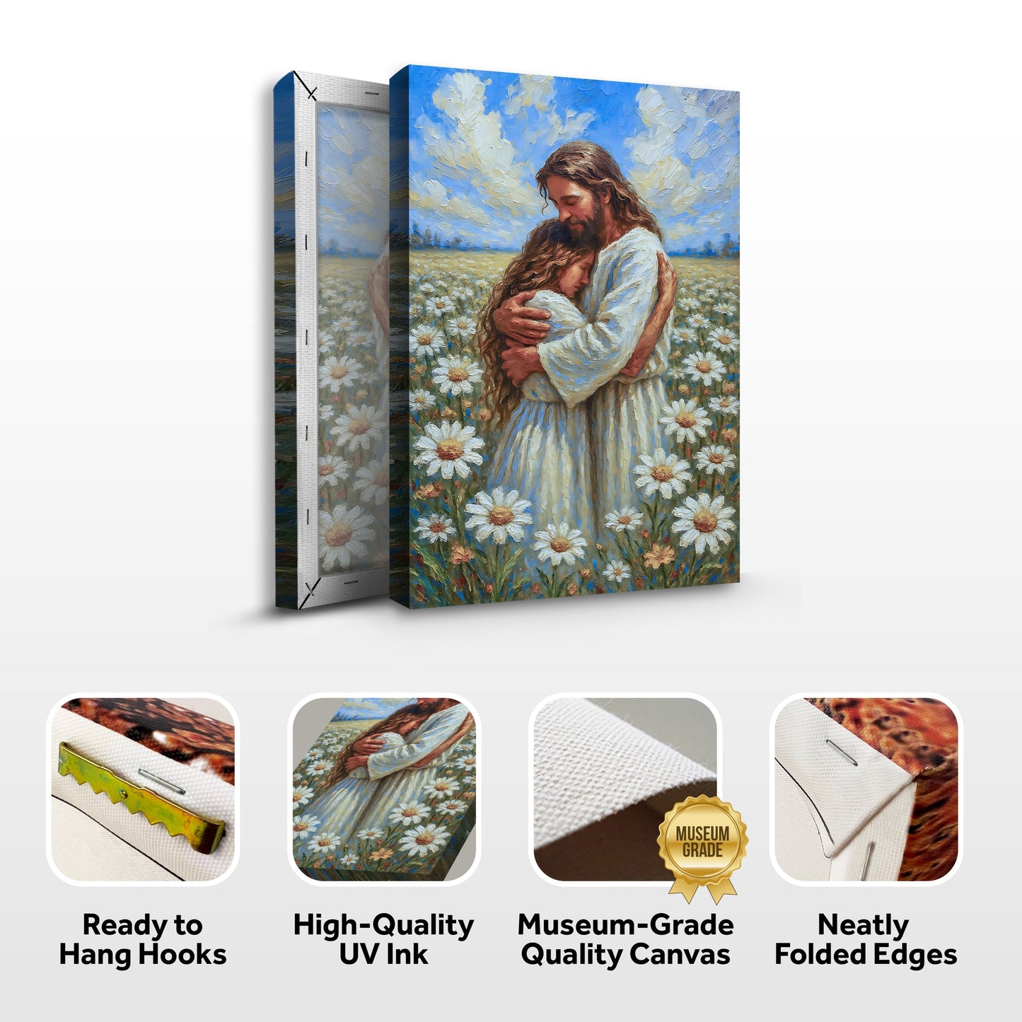 Jesus With Children Canvas Wall Art