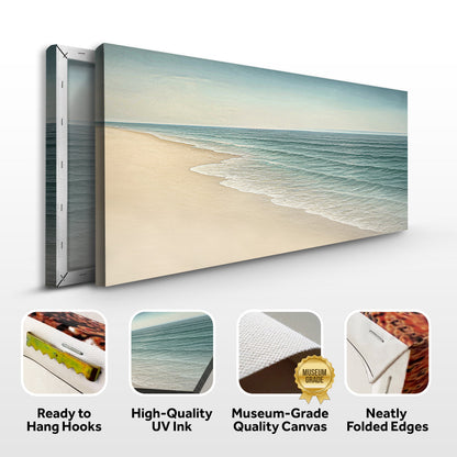 Beachside Bliss Coastal Canvas Wall Art
