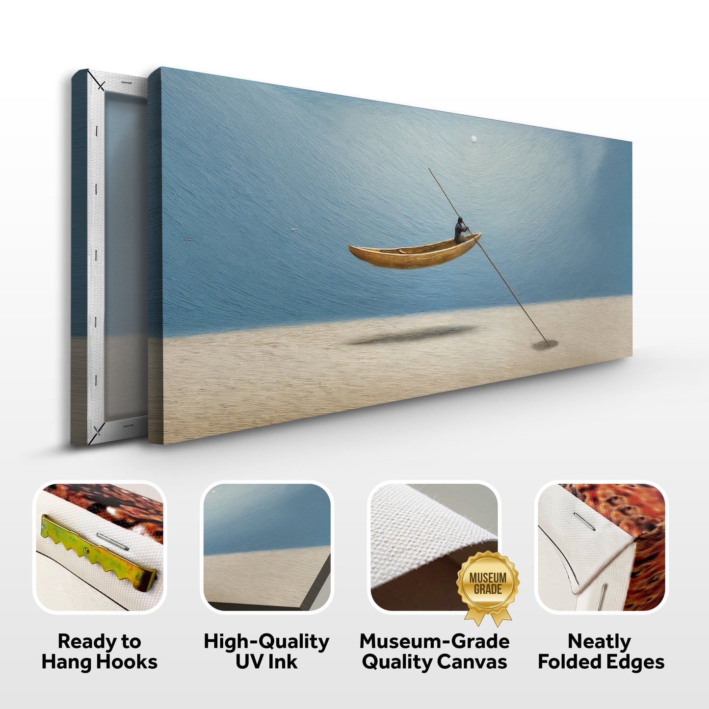 Sand Drifter Coastal Canvas Wall Art