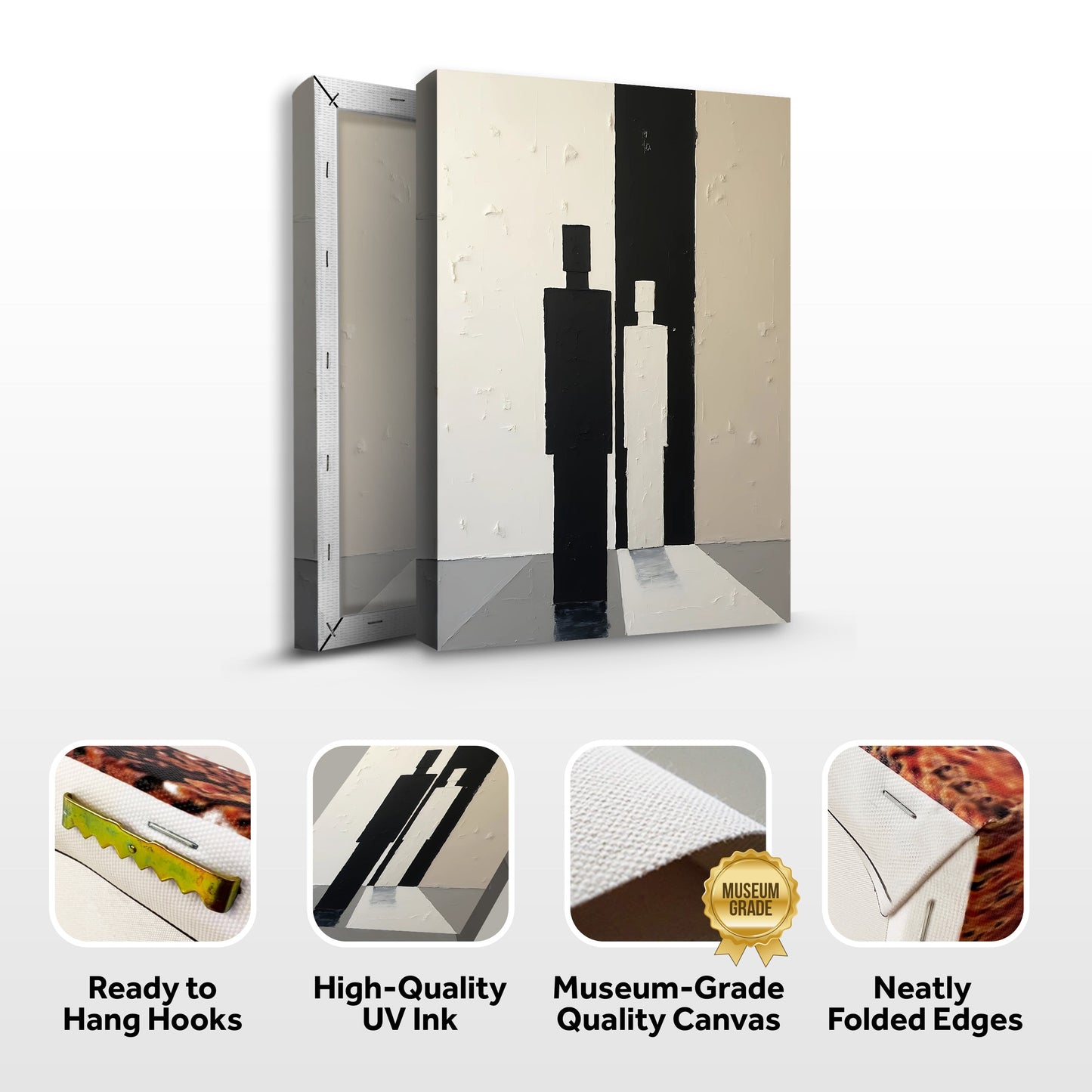 Contemporary Minimalist Abstract Canvas Wall Art