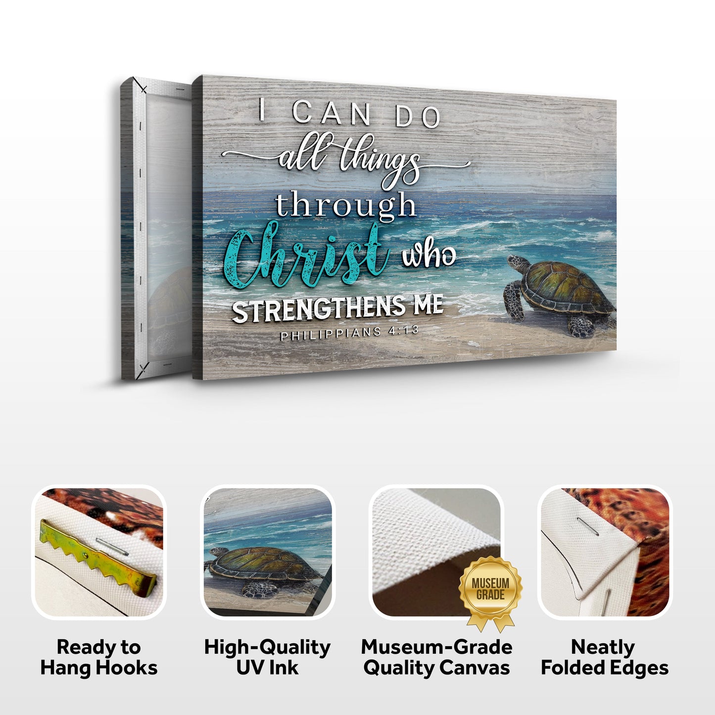 I Can Do All Things Through Christ Faith Canvas Art