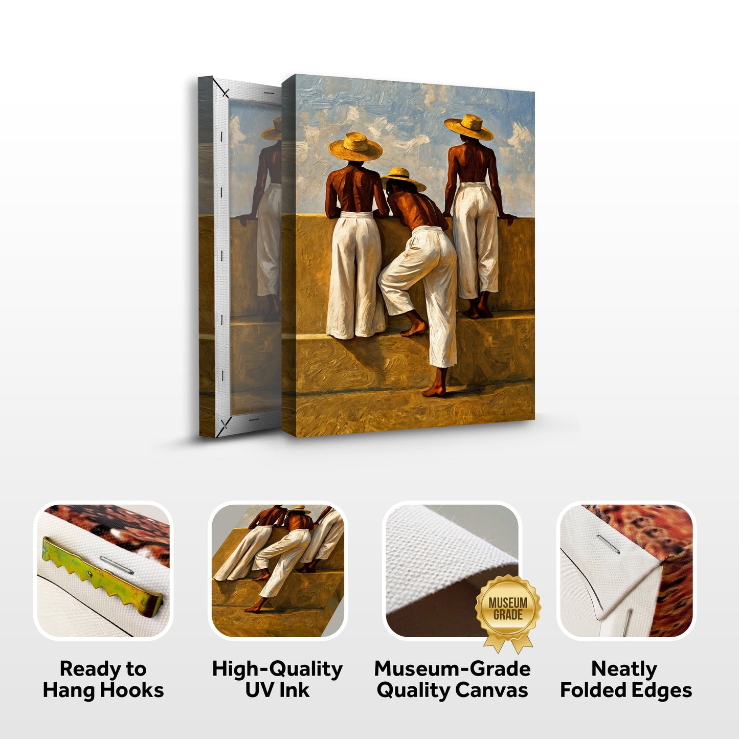 Summer Watchers Canvas Wall Art