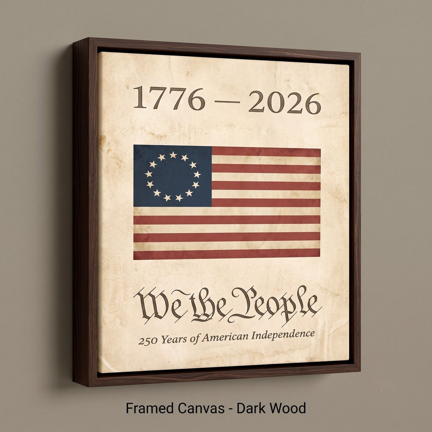 We the People Canvas Wall Art