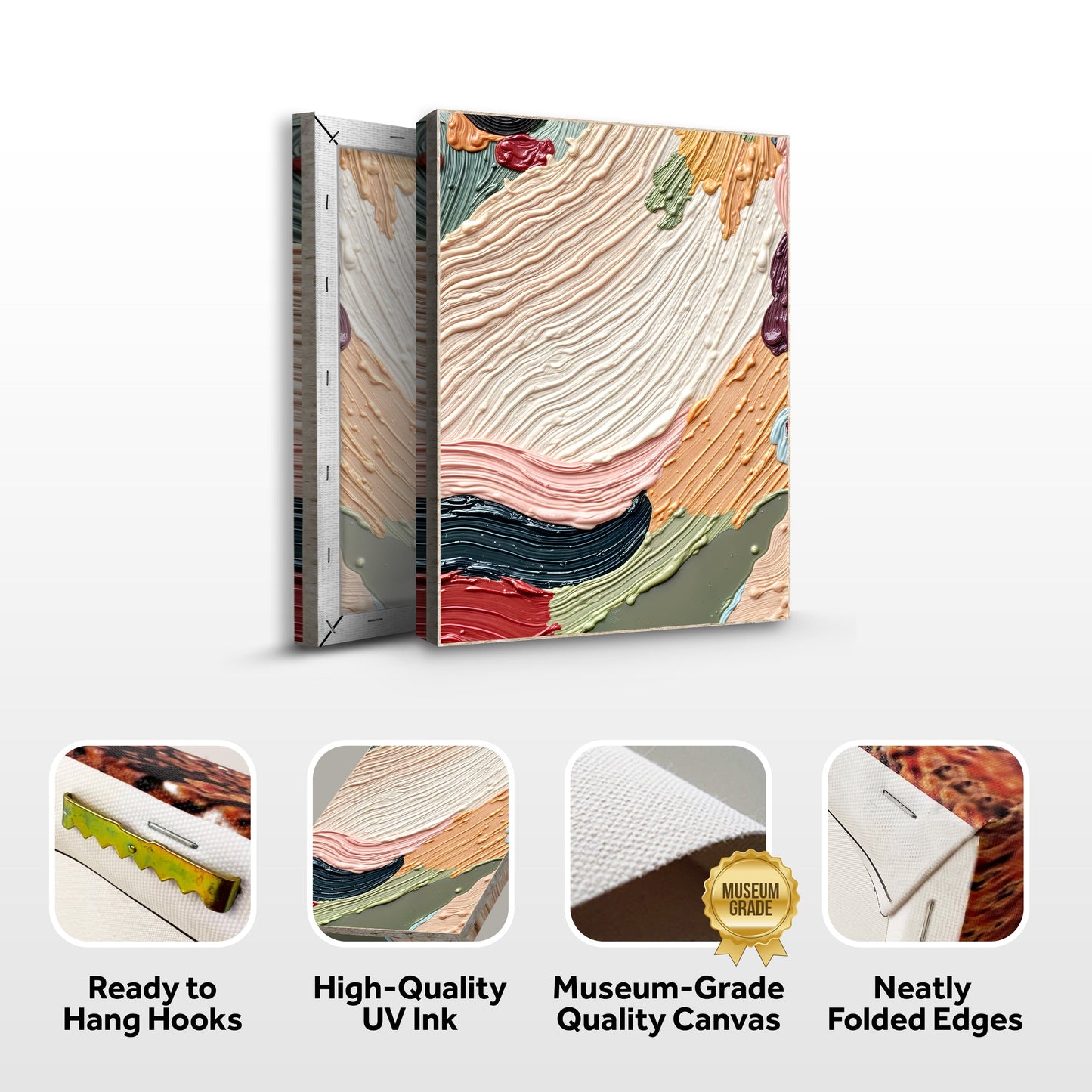 Colorful Abstract Canvas Wall Art