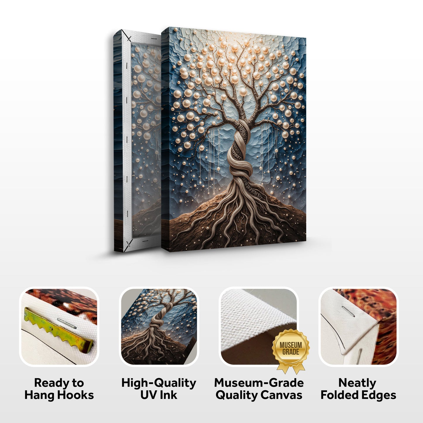 Pearl Tree Canvas Wall Art