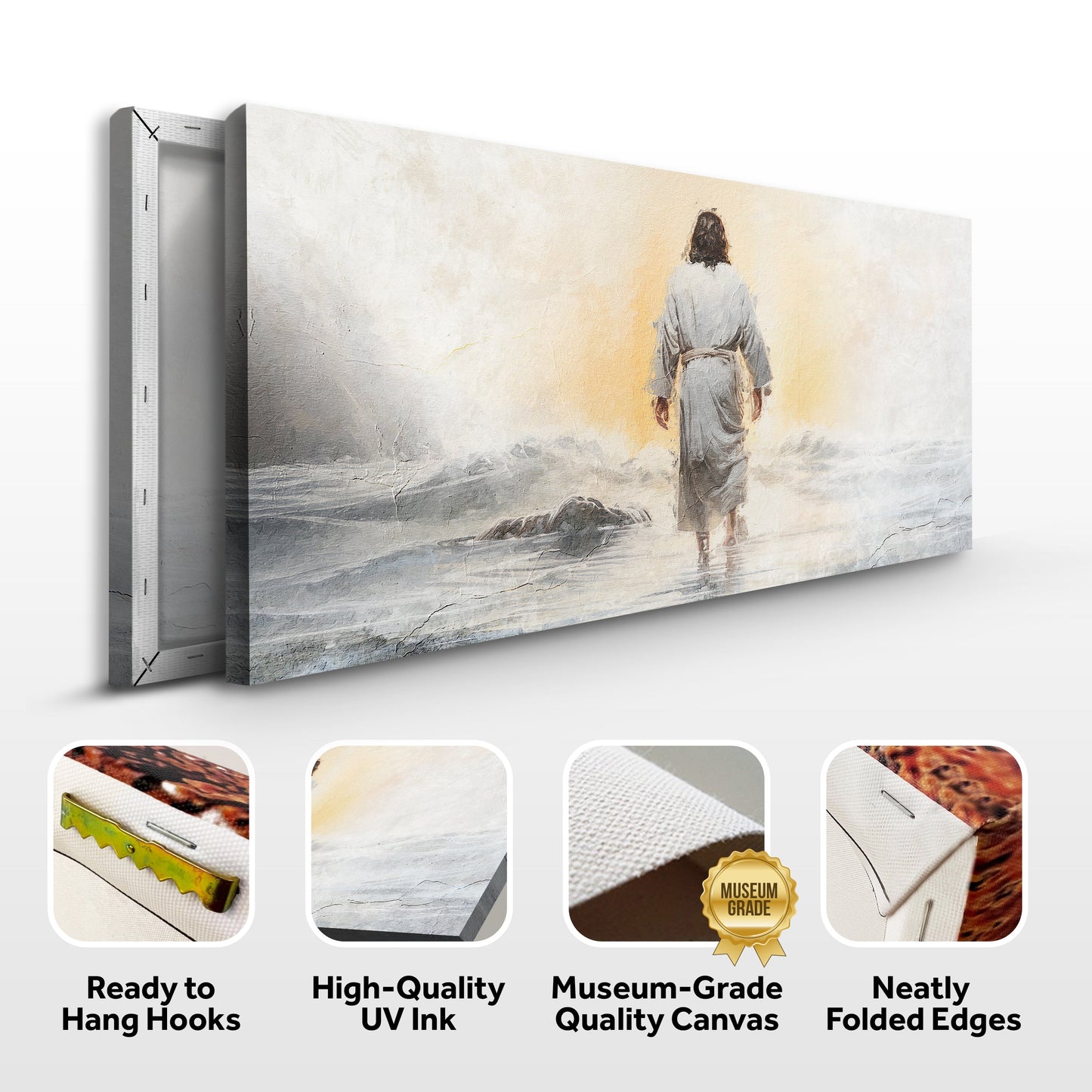Peace Be Still Faith Canvas Wall Art