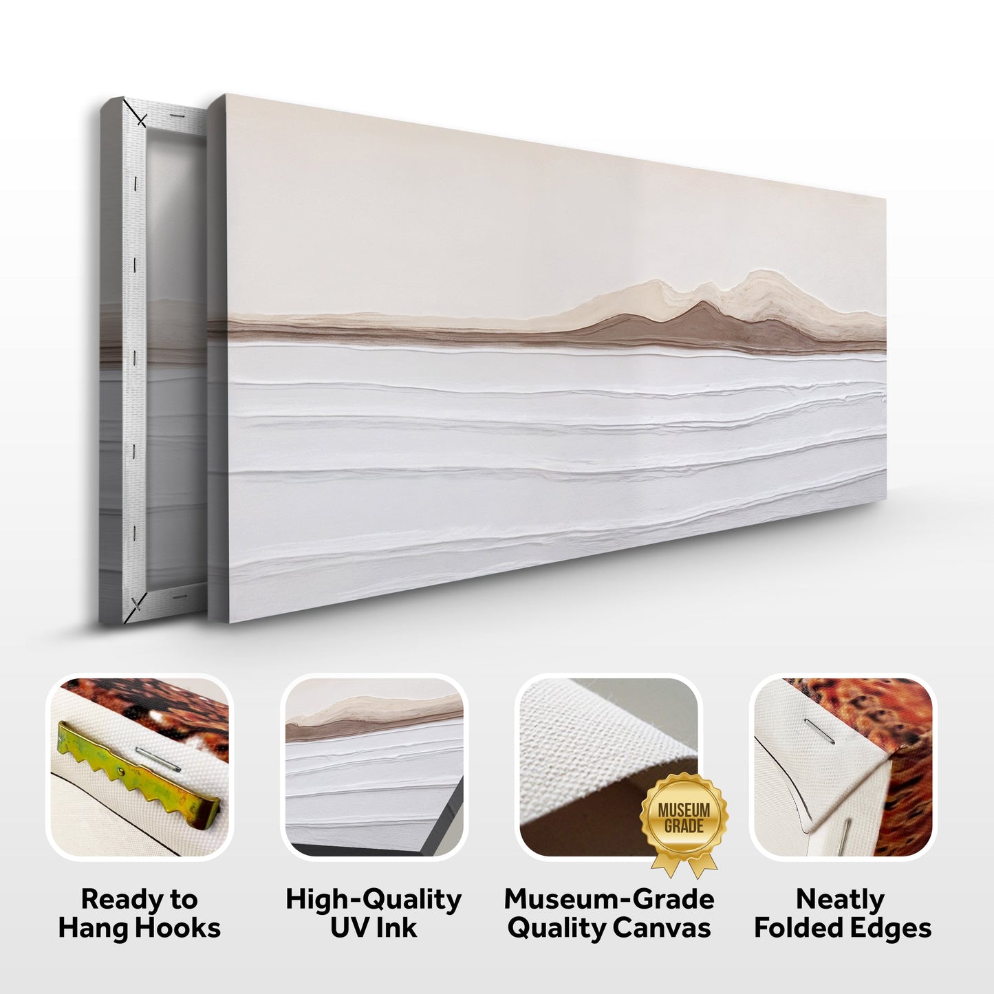 Earth Tone Abstract Canvas Wall Art