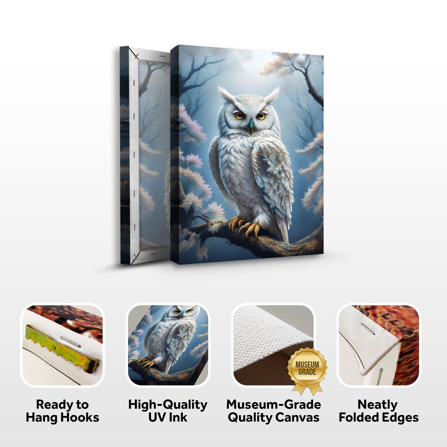 Owl Wall Art Canvas Print