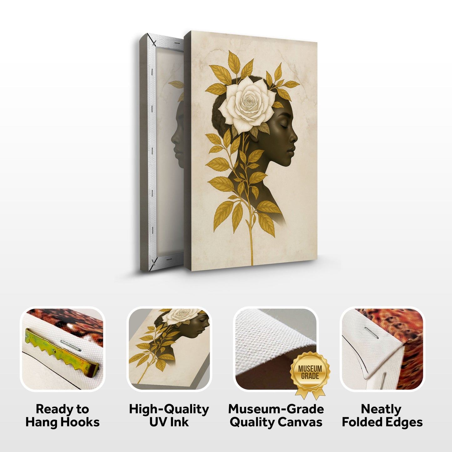 Floral Majesty Canvas Wall Art