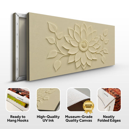 Floral Abstract Canvas Wall Art - Botanical Decor