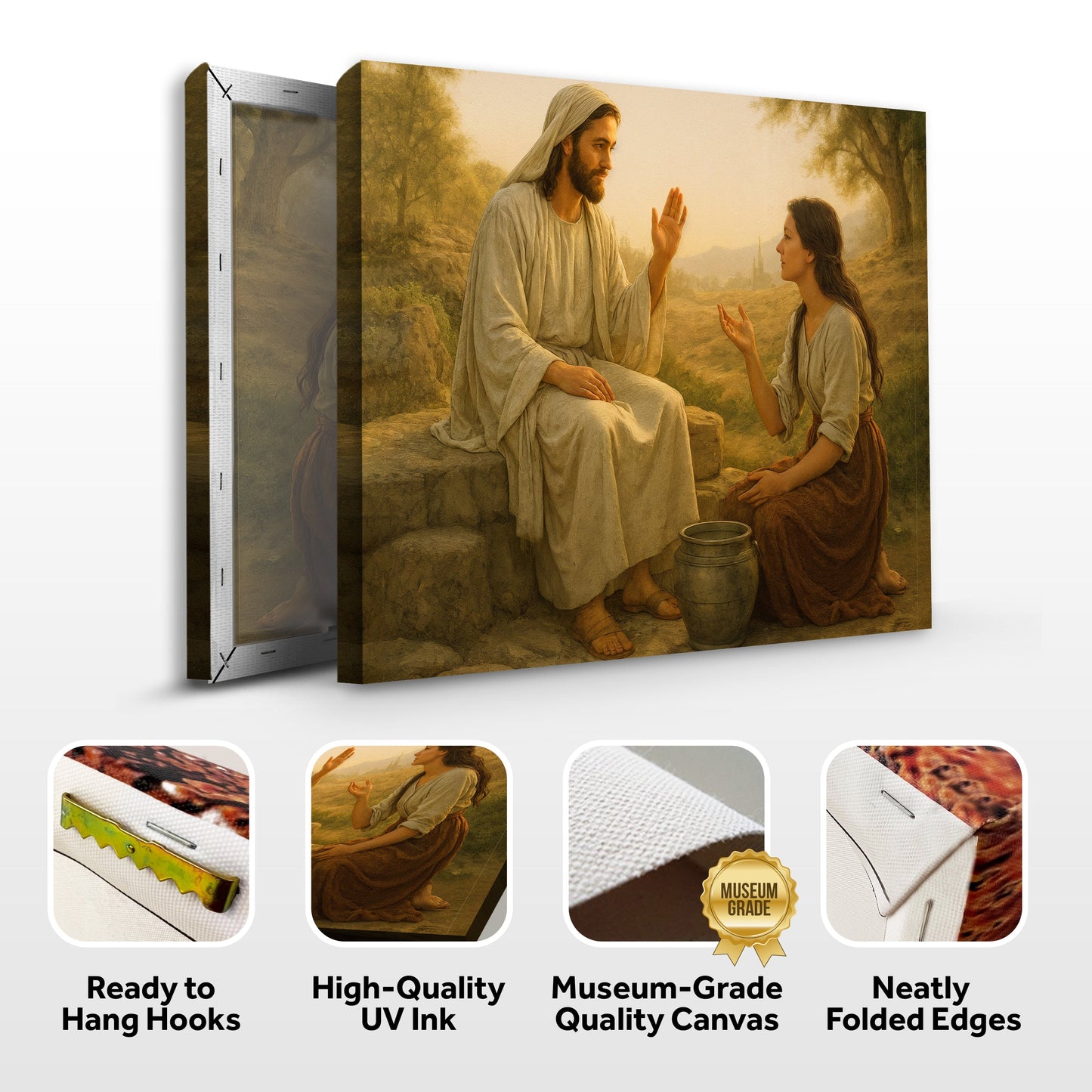 Samaritan at the Well Faith Canvas Wall Art II