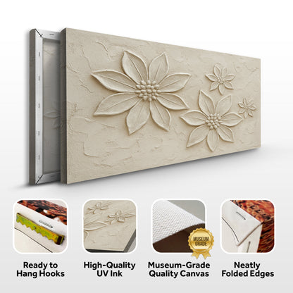 Floral Abstract Canvas Wall Art - Botanical Art