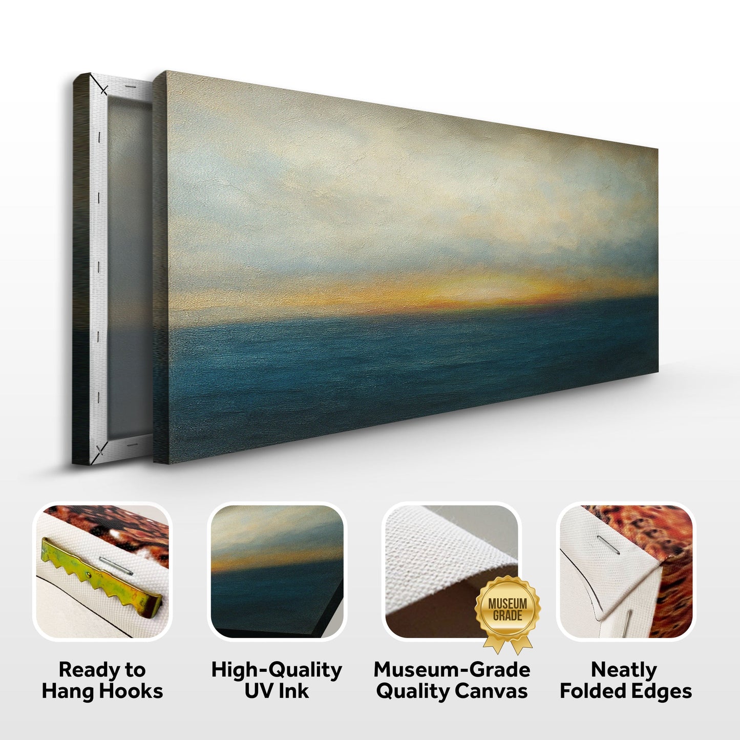 Waterscape Abstract Canvas Wall Art