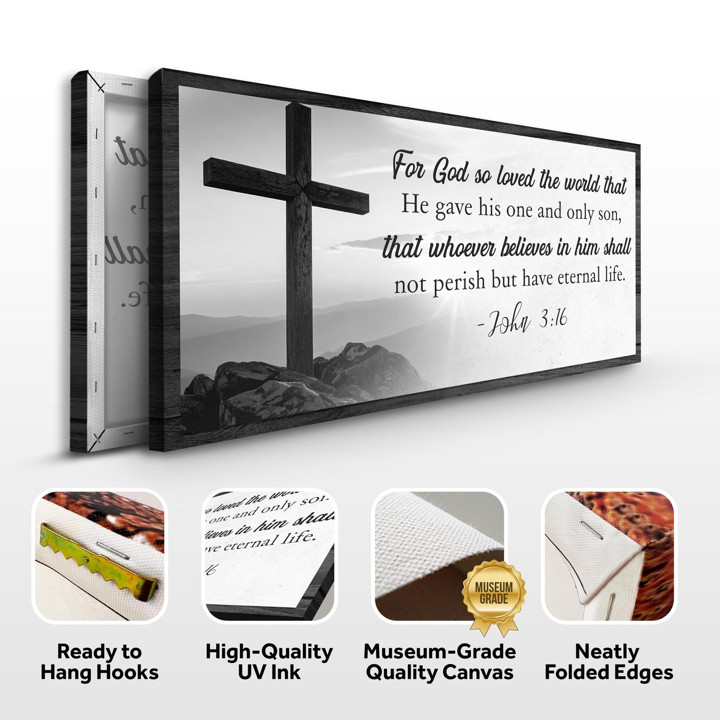 John 3:16 For God So Loved the World Faith Sign