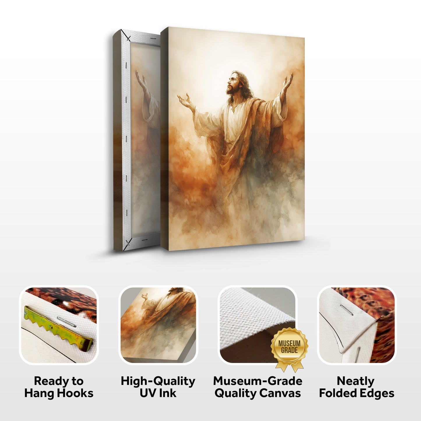 Risen Glory Faith Canvas Wall Art