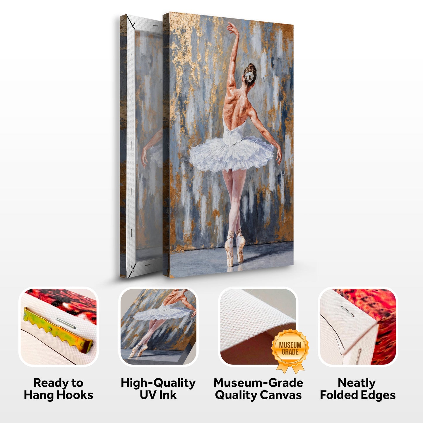 Ballet Elegance Canvas Wall Art