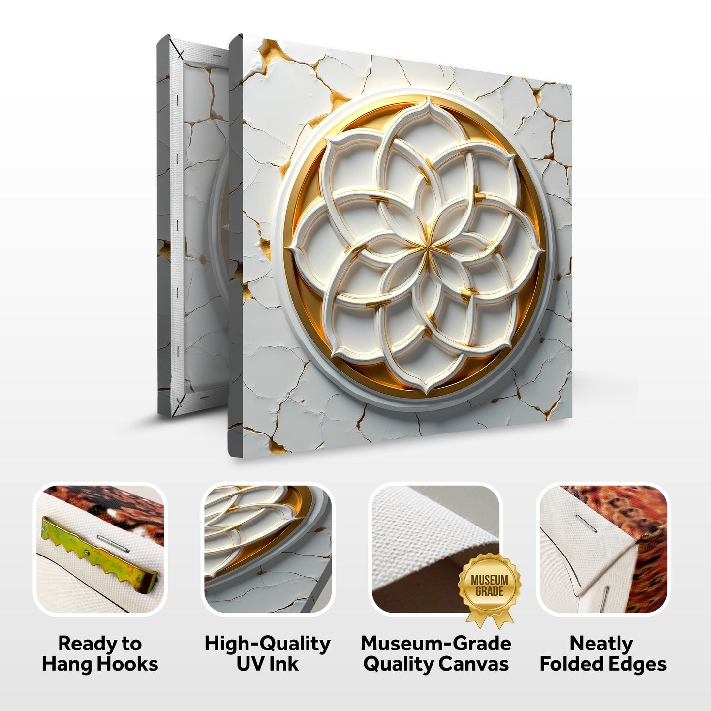 Flower of Life Canvas Wall Art