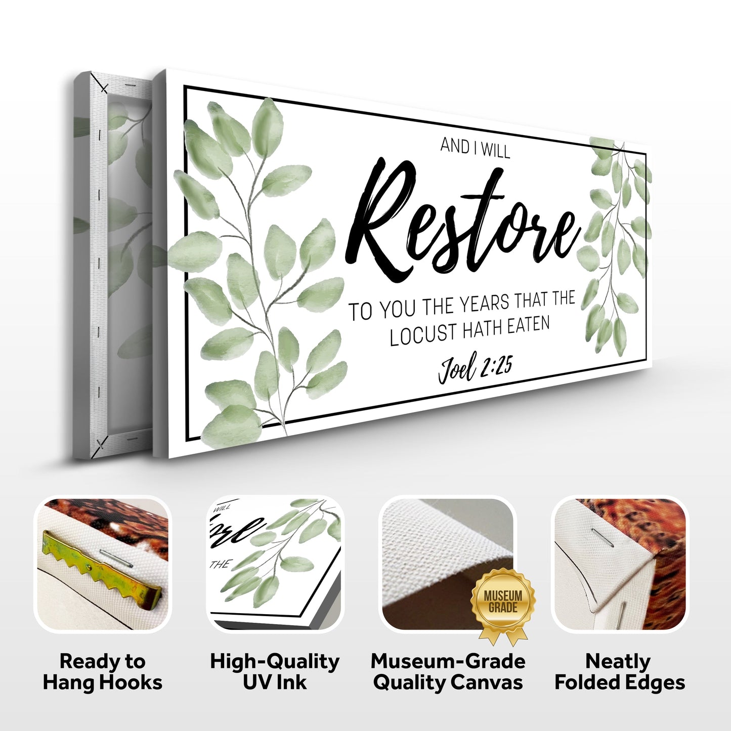 And I Will Restore To You Joel 2:25 Faith Sign II