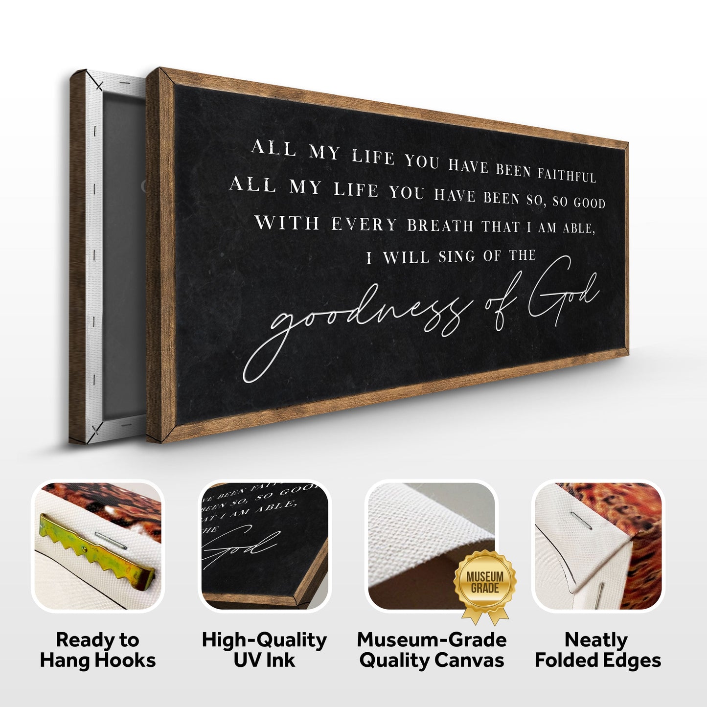 Goodness Of God Faith Canvas Wall Art