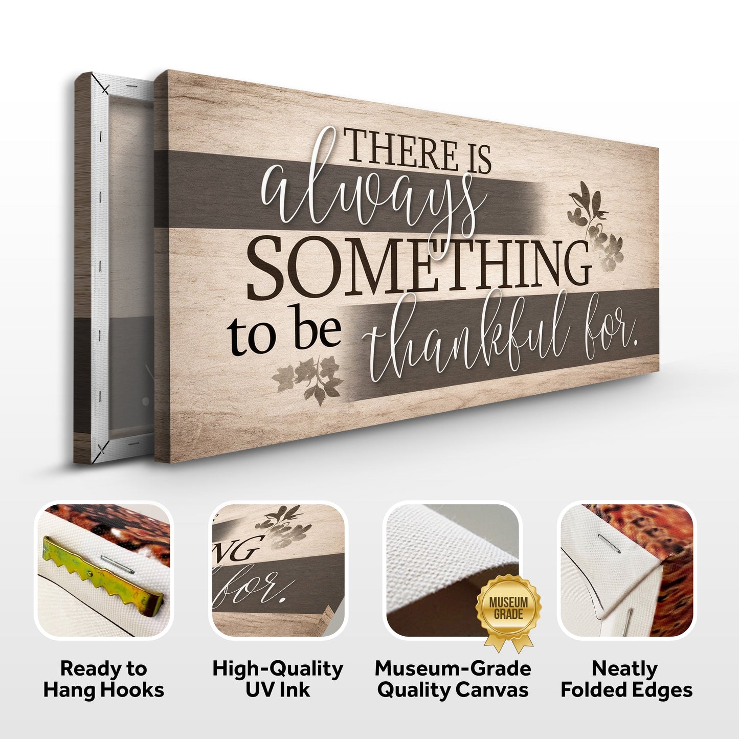 Something To Be Thankful For Faith Canvas Wall Art
