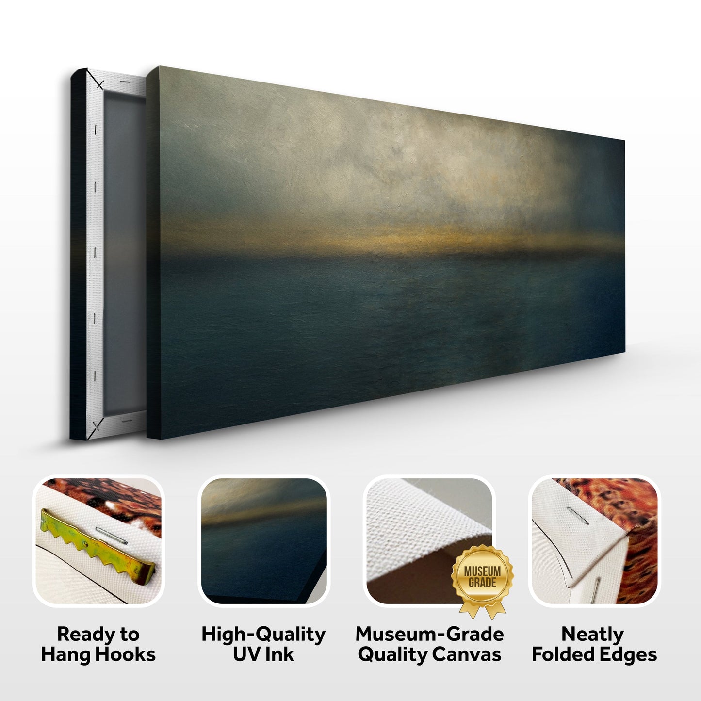 Waterscape Abstract Canvas Wall Art